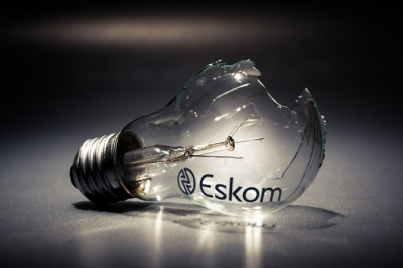 Eskom Het Fase 5 beurtkrag Aangekondig Die Son