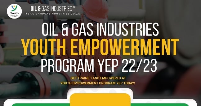 It is hereby the benefit of the general public that the Oil and Gas Industries | Youth Empowerment Program (YEP) has commenced its Registration for the 2022/2023 Training and empowerment Program in South Africa. 