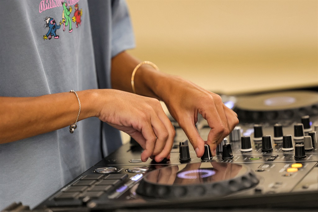 Saudi DJ Leen Naif plays at a university event in Saudia Arabia's Red Sea coastal city of Jeddah. Women DJs, an unthinkable phenomenon just a few years ago in the traditionally ultraconservative Saudi kingdom, are becoming a relatively common sight in its main cities. (Photo: Fayez Nureldine / AFP)