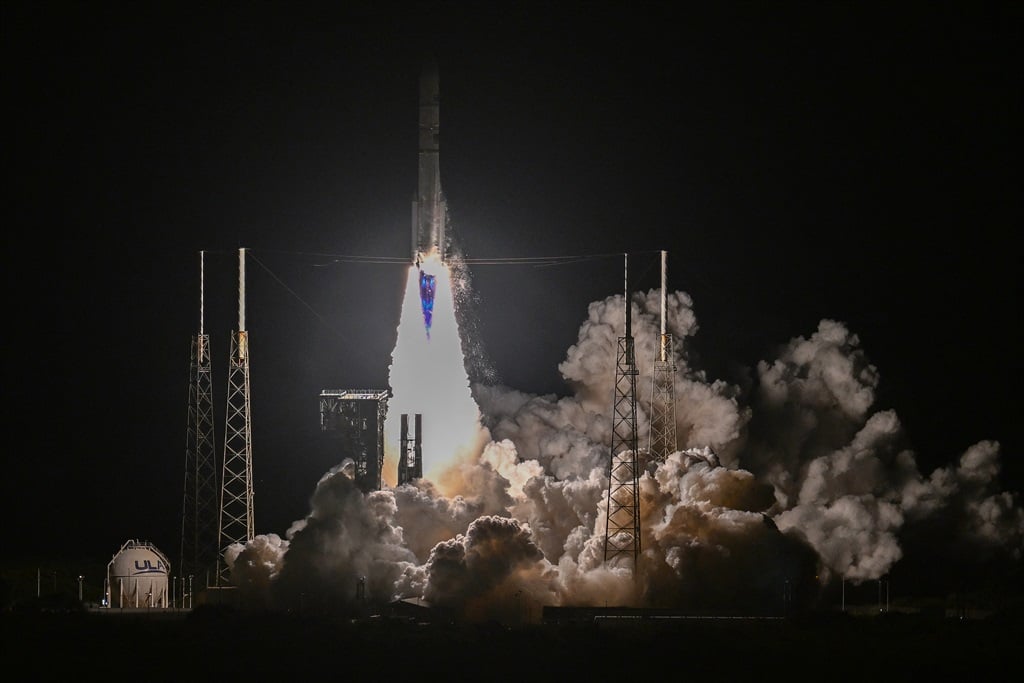The brand new rocket, United Launch Alliance's (ULA) Vulcan Centaur, lifts off from Space Launch Complex 41d at Cape Canaveral Space Force Station in Cape Canaveral, Florida, on 8 January 2024, for its maiden voyage, carrying Astrobotic's Peregrine Lunar Lander. The mission, called Cert-1, will also carry on board the cremated remains of several people associated with the original "Star Trek" series, including creator Gene Roddenberry and cast member Nichelle Nichols, who portrayed the character Uhura. Roddenberry's ashes have been launched into orbit before. 