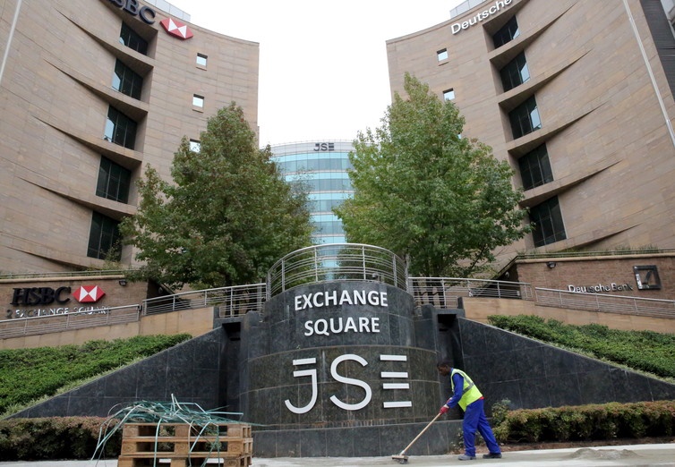 White South Africans own most companies and shares on the Johannesburg Stock Exchange. Picture: Reuters/Philimon Bulawayo.