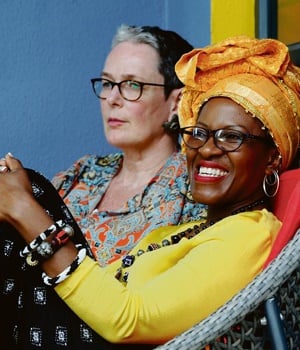 Reverend Canon Mpho Tutu and her wife, Professor Marceline Furth, are going ahead with plans for their second wedding, unperturbed by Tutu’s suspension from her parents’ foundation 
PHOTO: Lerato Maduna
