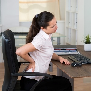 Risk factors for back pain include a sedentary lifestyle.