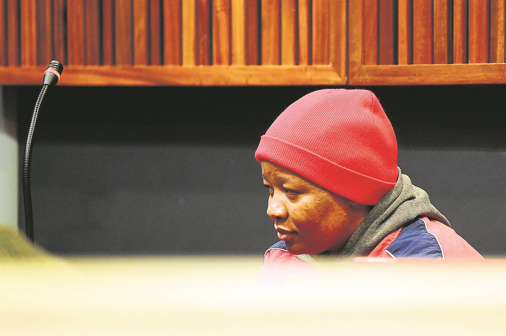 Murder accused Pontsho Mohlanka denies any links to two of the murders she’s accused of.       Photo by Christopher Moagi