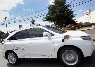 <B>OWN LANE:</B> Google and ridesharing group Lyft want the US government to build a fast lane for self-driving cars. <i>Image: AP / Santa Clara Valley Transportation Authority</i>