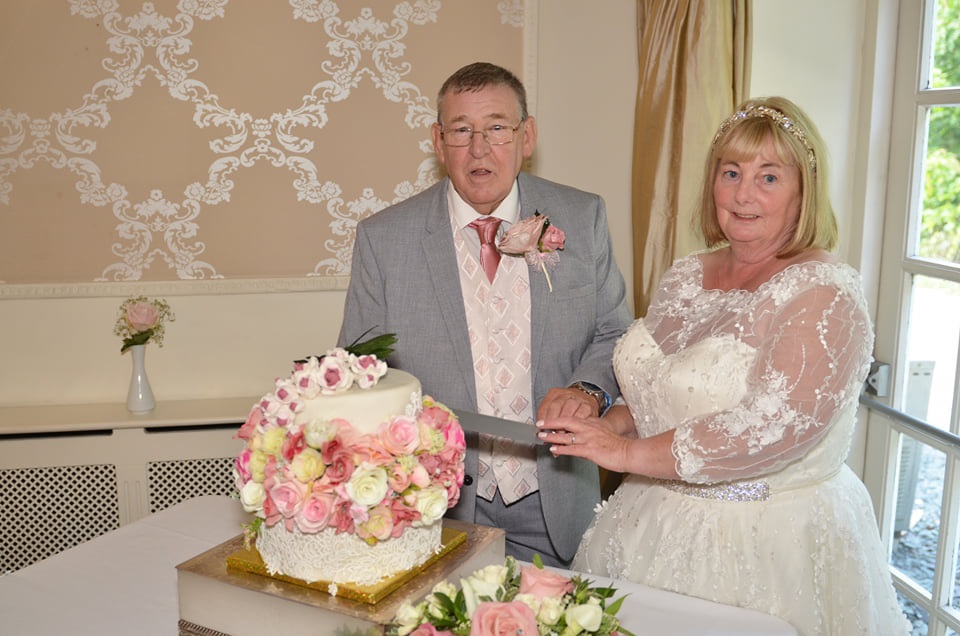 Janice and Ian Stroud got married after 50 years of being apart. Image supplied by Janice