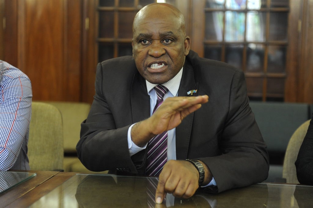 The former National Head the Hawks, Berning Ntlemeza returned to work today. PICTURE: EMILE HENDRICKS