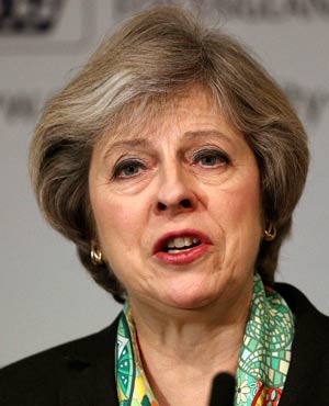 Britain's Prime Minister Theresa May (Dan Kitwood/Pool via AP)
