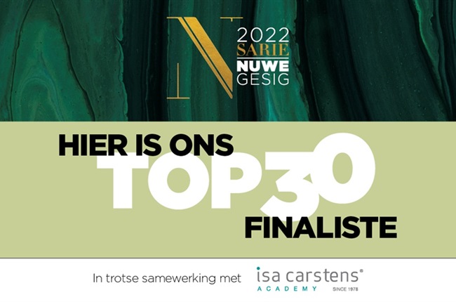 SARIE Nuwe Gesig: Hier is ons Top-30!
