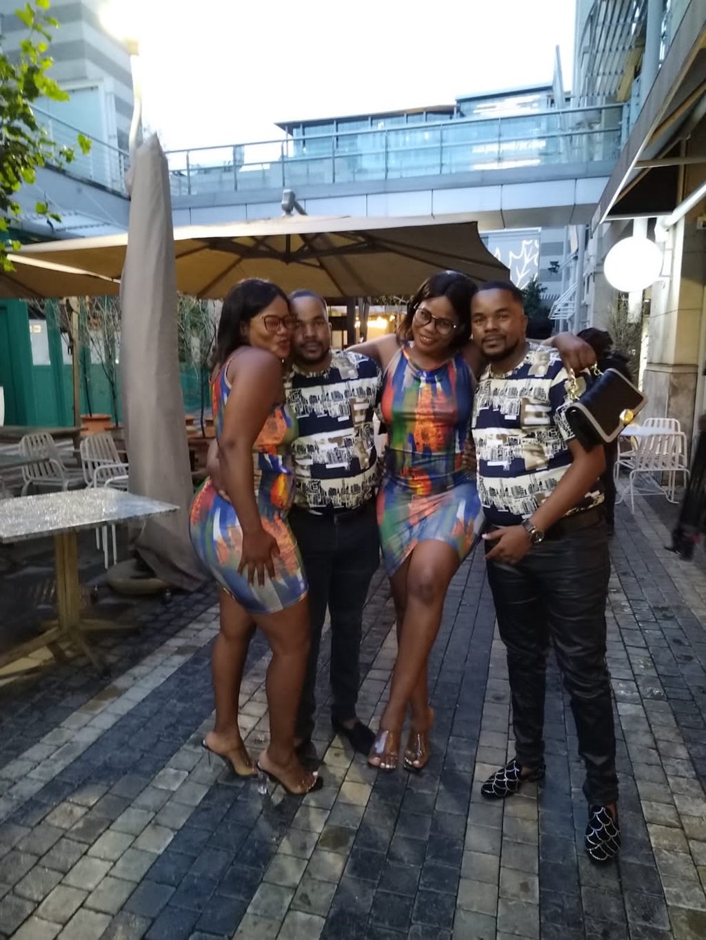  Twice as Bold reality stars,The Biyela twins Thabani and Sakhile with the Siko twins, Olwethu and Owami. Photo supplied.
