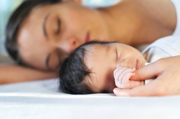 You might not be getting as much sleep now that you've got a new baby girl  or boy, but just a reminder: while that's normal for a new mom, you need to rest too.