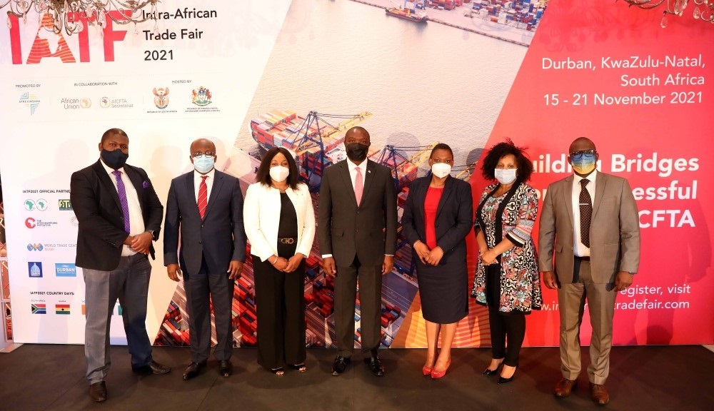 Dignitaries on a roadshow in Johannesburg to raise awareness about the substantial benefits of attending the second Intra-African Trade Fair (IATF2021) in Durban next week.