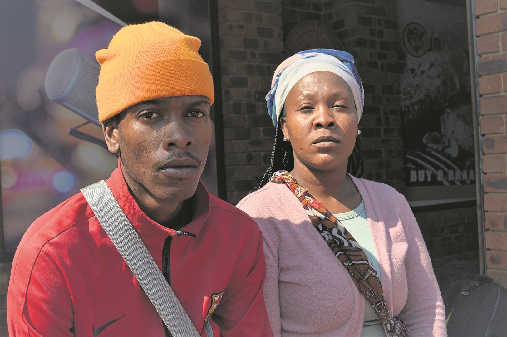 Junior Vilakazi and Semakaleng Phadi are looking for justice to find out how their sister Mpho Motin died.           Photo by Tumelo Mofokeng 