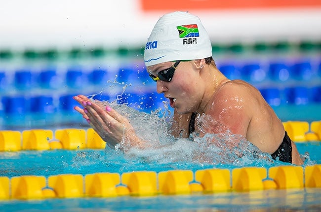 South African swimmer Lara van Niekerk