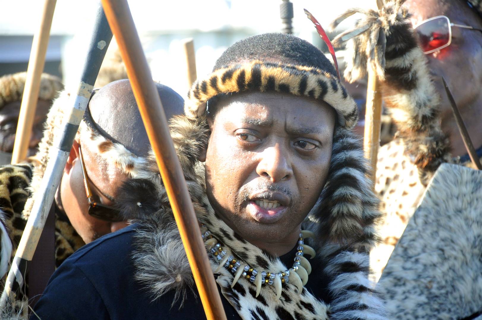 BAYEDE!: Prince Simakade was traditionally coronated as the Zulu king on Saturday night.­  Photo by Jabulani Langa