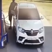 WATCH: Smoking at petrol station ends in tears!