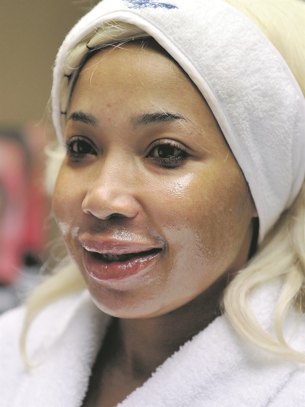 Mshoza, whose real name is Nomasonto Maswanganyi, prepares to have a series of surgical procedures done at the hands of Dr Claire Jacobsohn in her quest to look more like Nicki Minaj. Pictures: Lucky Nxumalo 
