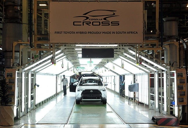 Toyota Corolla Cross at Prospecton Plant in KZN