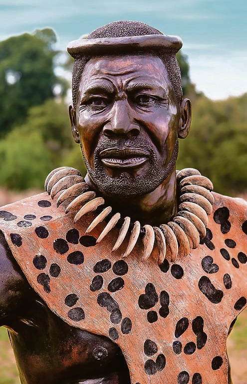 Statue of  Dingane kaSenzangakhona  