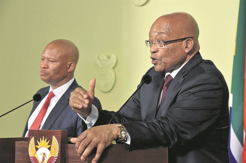 President Zuma could be dragged to court on allegations of secret funds to establish AMCU’s rival union: Picture: Elmond Jiyane/GCIS 