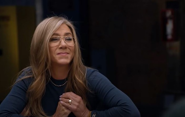 Jennifer Aniston in a scene from the Friends reunion. (Photo: HBO Max/YouTube)