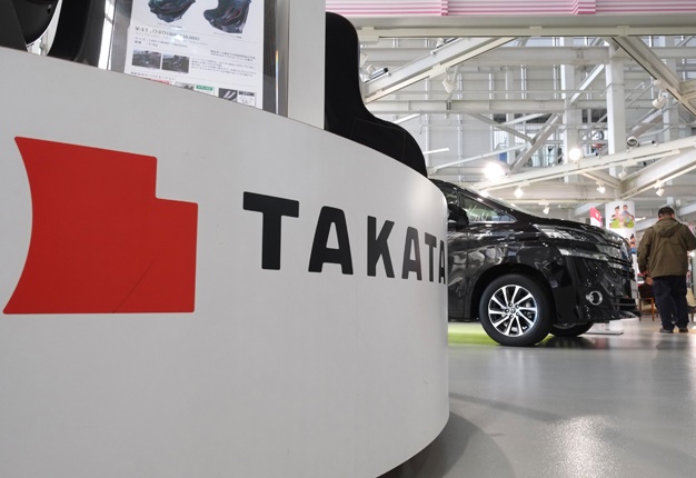 <b> SLIPPERY SLOPE: </b> Shares in embattled airbag maker Takata soared more than 40% on June 23 after collapsing over the past week on bets that the crisis-hit firm will file for bankruptcy next week. <i> Image: AFP /  Kazuhiro Nogi </i>