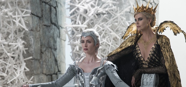 Emily Blunt and Charlize Theron in The Huntsman: Winter's War. (Universal Pictures)