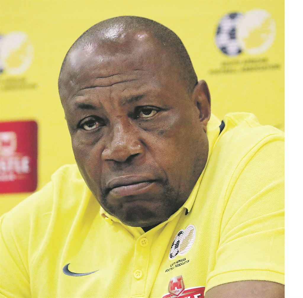 APOLOGETIC Bafana coach Shakes Mashaba has admitted his emotions have let him down at times.  Picture: Anesh Debiky / Gallo Images  