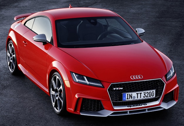 <B> MONSTROUS POWER :</B> Audi's new TT RS coupe, due in SA in 2017, will use the company's familiar 2.5-litre five-cylinder engine uprated to 294kW. <I>Image: Supplied</I>