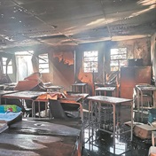 Fire hits mobile classrooms