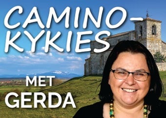 CAMINO-KYKIES | 'Stap' die Camino de Santiago saam met Gerda