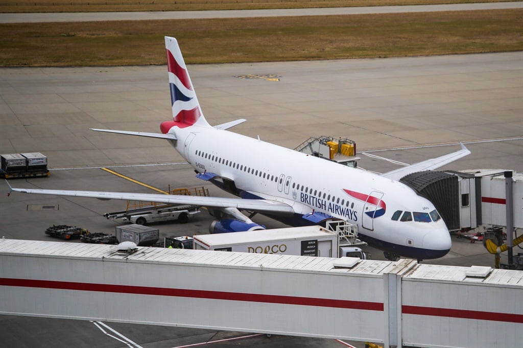 A British Airways aircraft at a gate at London Heathrow Terminal 5 airport. (Photo by Dinendra Haria/SOPA Images/LightRocket via Getty Images)