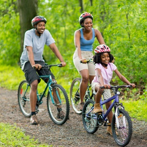 Get the whole family involved — cycling has many benefits.