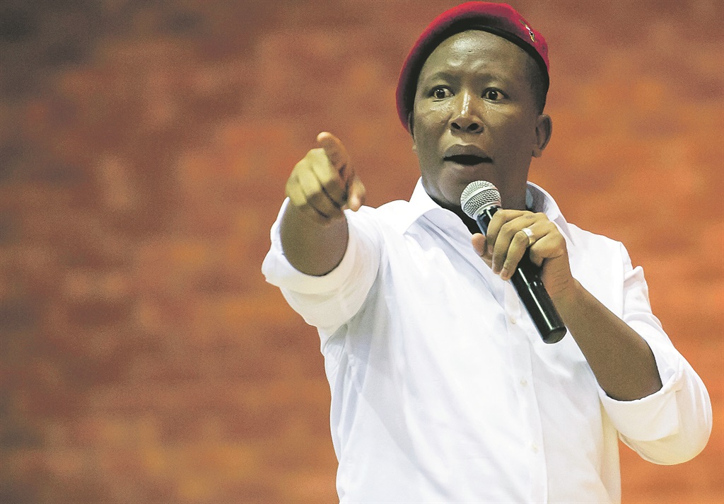 The EFF commander in chief, Julius Malema, was expelled from the ANC before starting a movement characterised by red berets and powerful rhetoric. Many South Africans see the EFF as the answer to SA’s woes, and this writer is one of the party’s new supporters. Picture: Lisa Hnatowicz 