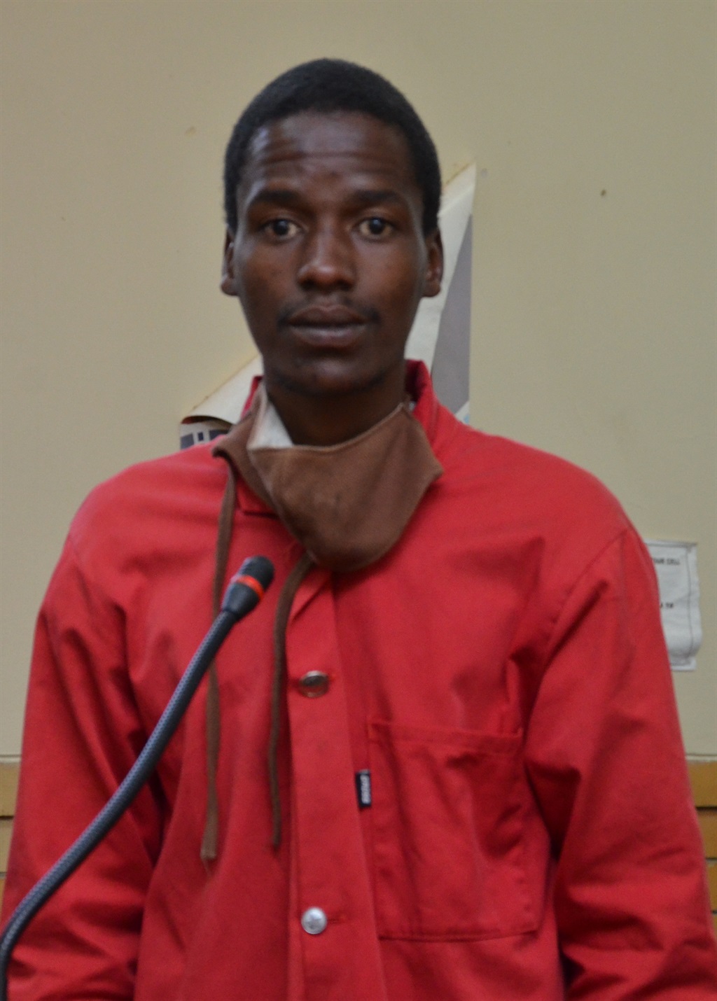 Thabang Moswane appeared in the Koster Regional Court on Tuesday.                       Photo by Rapula Mancai