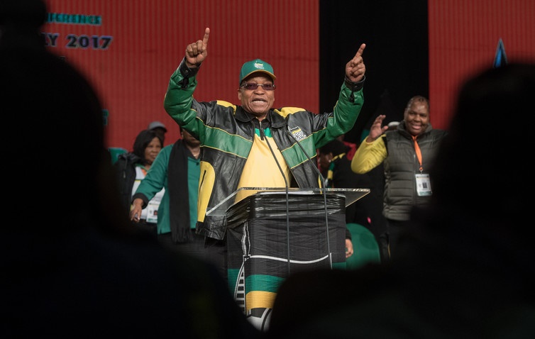 President Jacob Zuma at the opening of the ANC’s 5th national policy conference in Johannesburg. Picture: EPA/Stringer