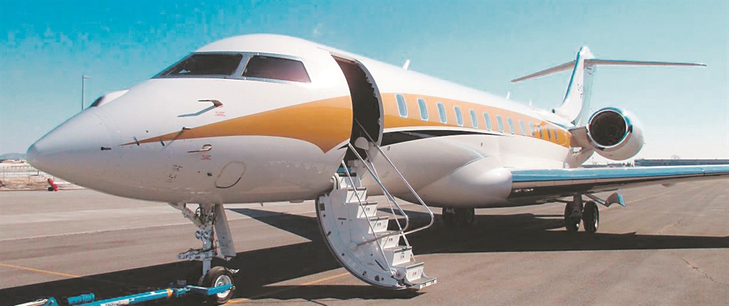  Gupta plane The Guptas’ Bombadier jet ZS-OAK (Mar