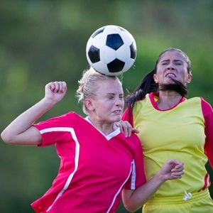 Heading a soccer ball poses a greater threat to women's brains than men's.