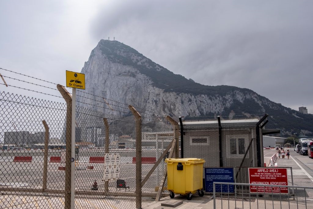 Gibraltar is a British territory located on a small peninsula on the southern tip of the Iberian Peninsula.