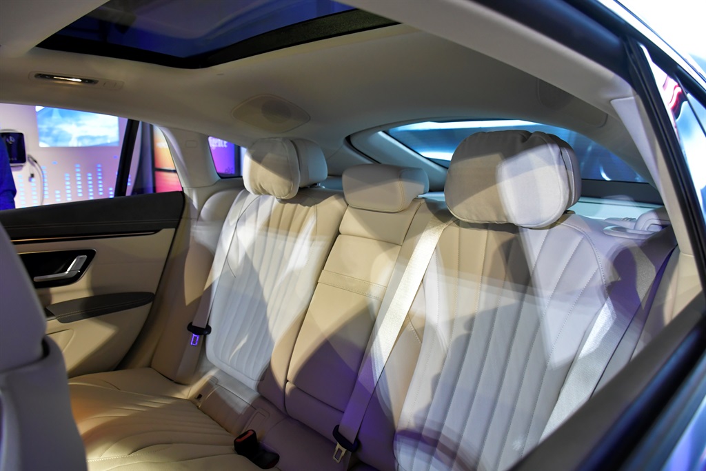 The interior of the Mercedes-Benz EQS. Photo: Peter Matsebula