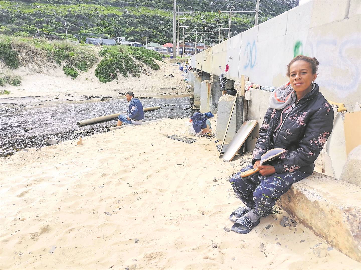 Mariana Osman from Ocean View has been living on the streets for the past two months. PHOTO: natasha bezuidenhout