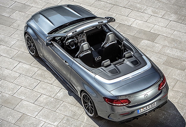 <b> LUXURY DROP TOP: </b> The C-Class Cabriolet is now available in South Africa, pictured is the AMG version. <i> Image: Quickpic </i>
