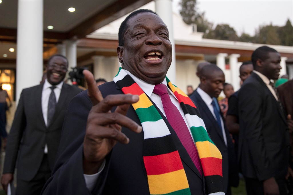 HARARE, ZIMBABWE - AUGUST 03: President-elect Emme