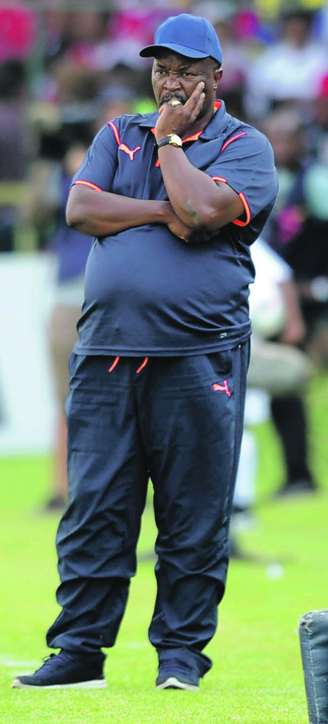 Jomo Sono will have to beat Maritzburg in the last game of the season  PHOTO: Sydney Mahlangu / BackpagePix 