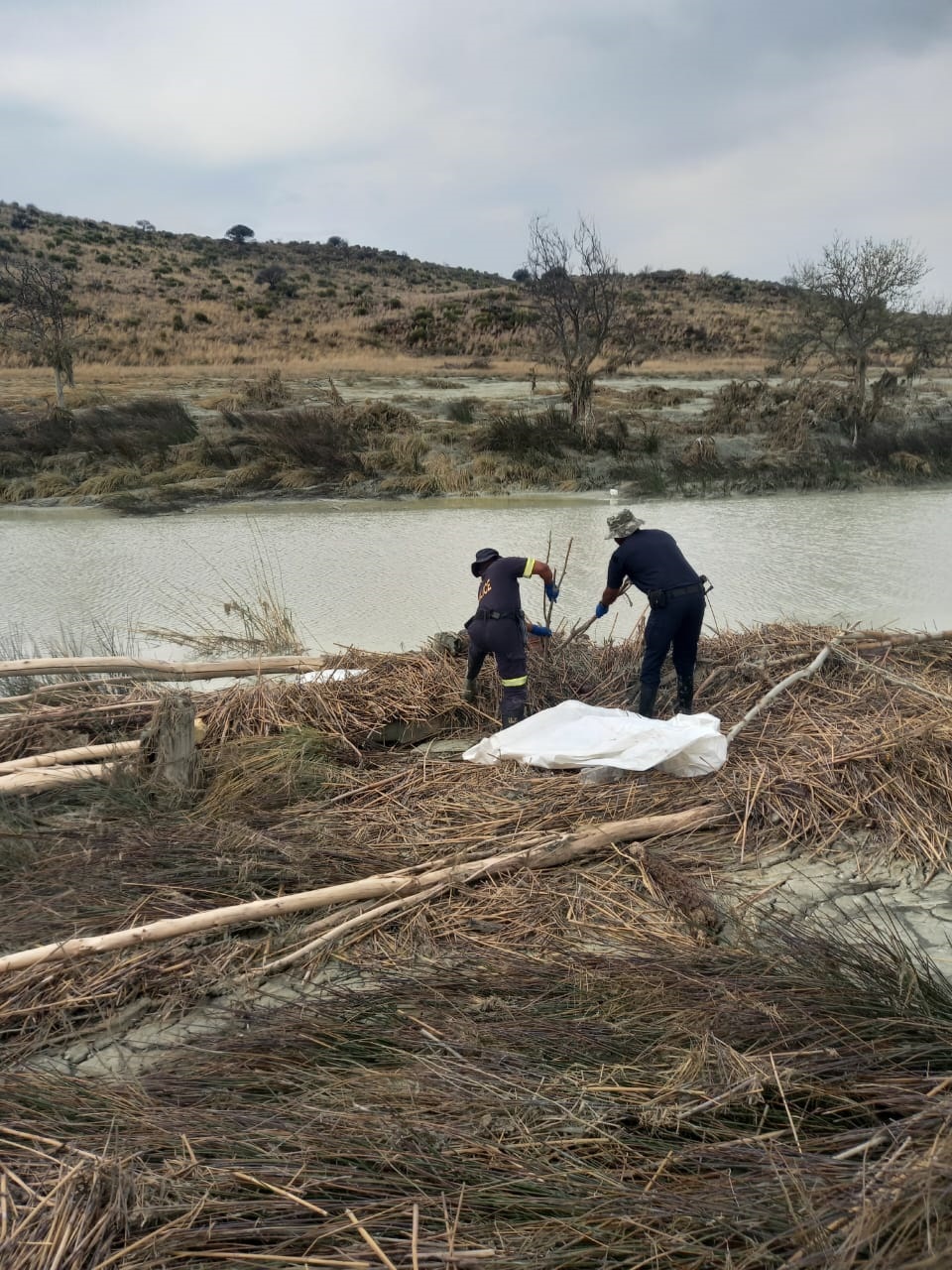 A body of a missing Victim of Jagarsfontein dam burst found.

Photo: Supplied
