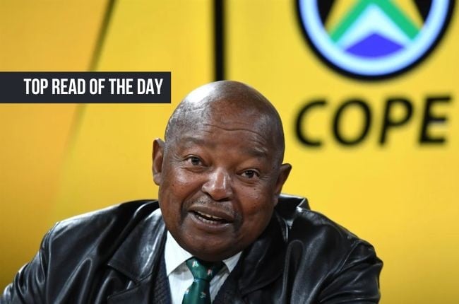 A press briefing by embattled Cope leader Mosiuoa Lekota was brought to an abrupt halt after party members came to blows.
