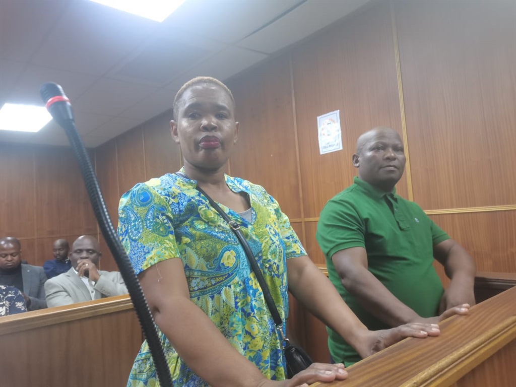 Vuyokazi Ndevu and Siyakhangela Ndevu in court during a previous appearance. 