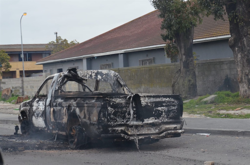 There was chaos in Nyanga and Philippi as cars and