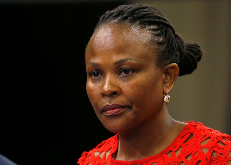 Public Protector Busisiwe Mkhwebane has lit a grass fire in South Africa’s financial circles. Picture: Reuters/Mike Hutchings