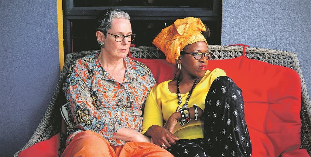 Reverend Canon Mpho Tutu van Furth and her wife Marceline at their home in Milnerton, Cape Town. Picture: Lerato Maduna 
